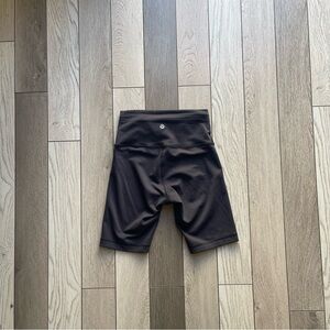 Lululemon Black High-Waisted Athletic Shorts